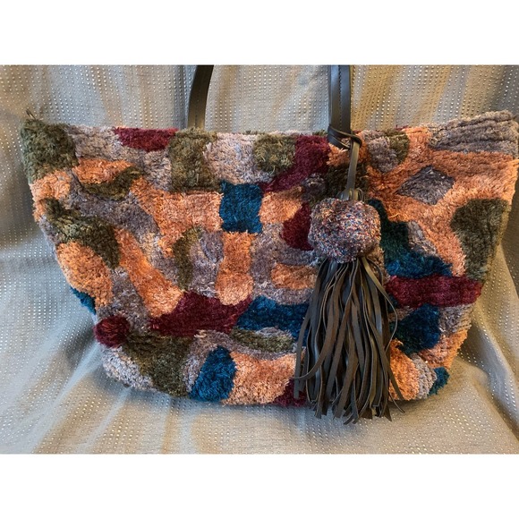 ZARA Large Hand Made Carpet Tote Bag - Picture 1 of 11